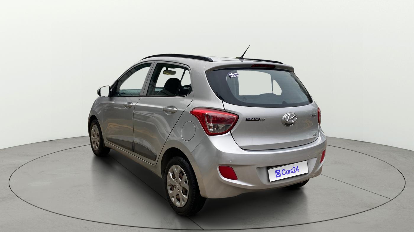2015 Hyundai Grand i10 SPORTZ 1.2 KAPPA VTVT, Petrol, Manual, 28,213 km, Left Back Diagonal