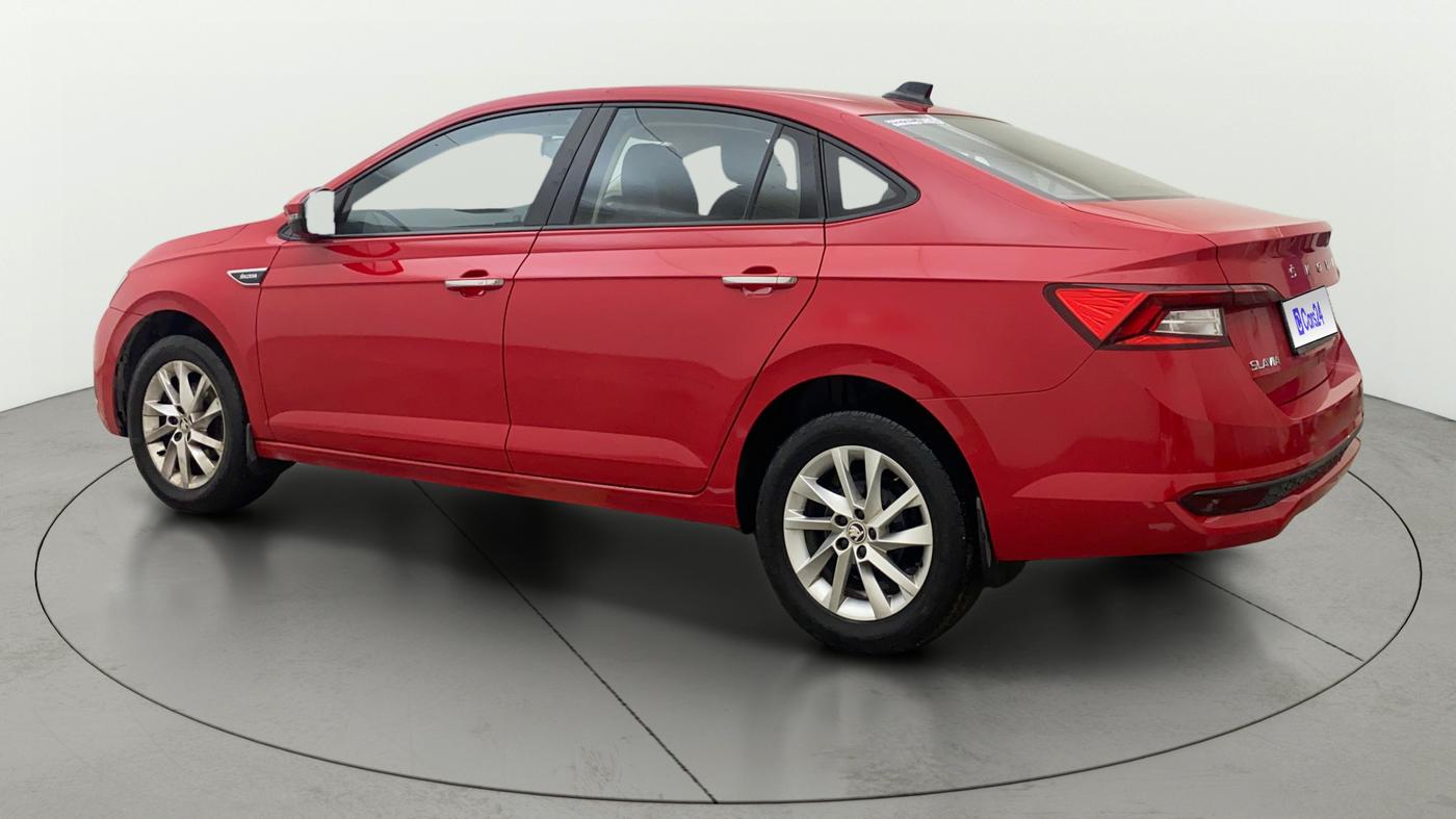 2022 Skoda SLAVIA AMBITION 1.0L TSI AT, Petrol, Automatic, 46,095 km, Left Back Diagonal