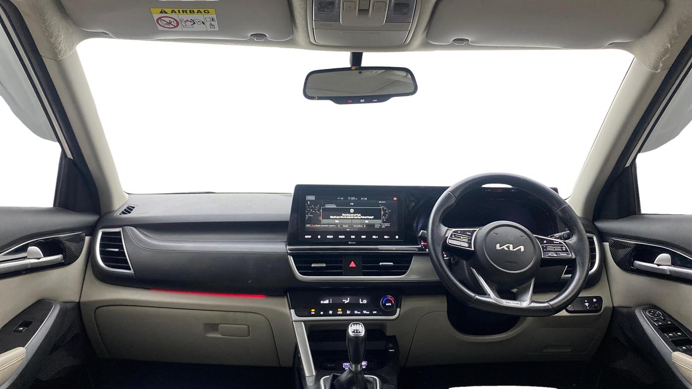 2021 KIA SELTOS HTX 1.5 PETROL DUAL TONE, Petrol, Manual, 1,36,512 km, Dashboard