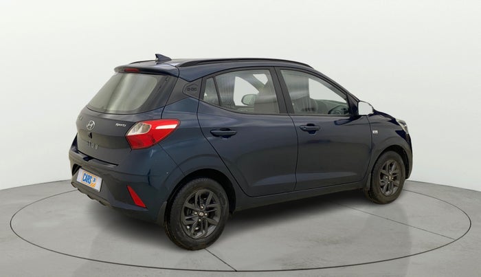2021 Hyundai GRAND I10 NIOS SPORTZ AMT 1.2 KAPPA VTVT, Petrol, Automatic, 19,605 km, Right Back Diagonal