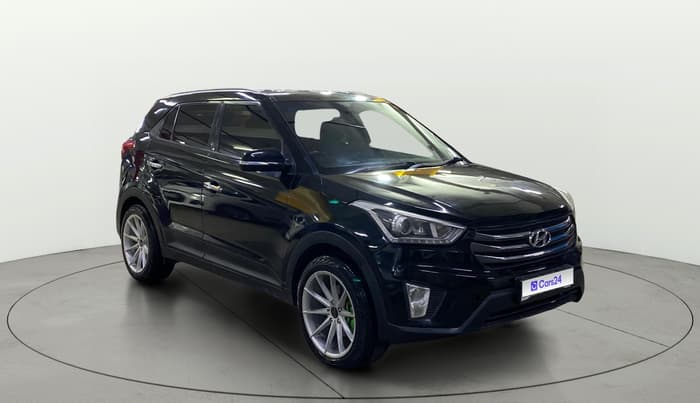 2016 Hyundai Creta SX PLUS AT 1.6 DIESEL, Diesel, Automatic, 53,017 km, Right Front Diagonal