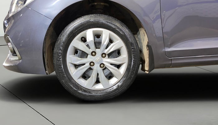 2019 Hyundai Verna 1.4 E PETROL, Petrol, Manual, 49,905 km, Left Front Wheel