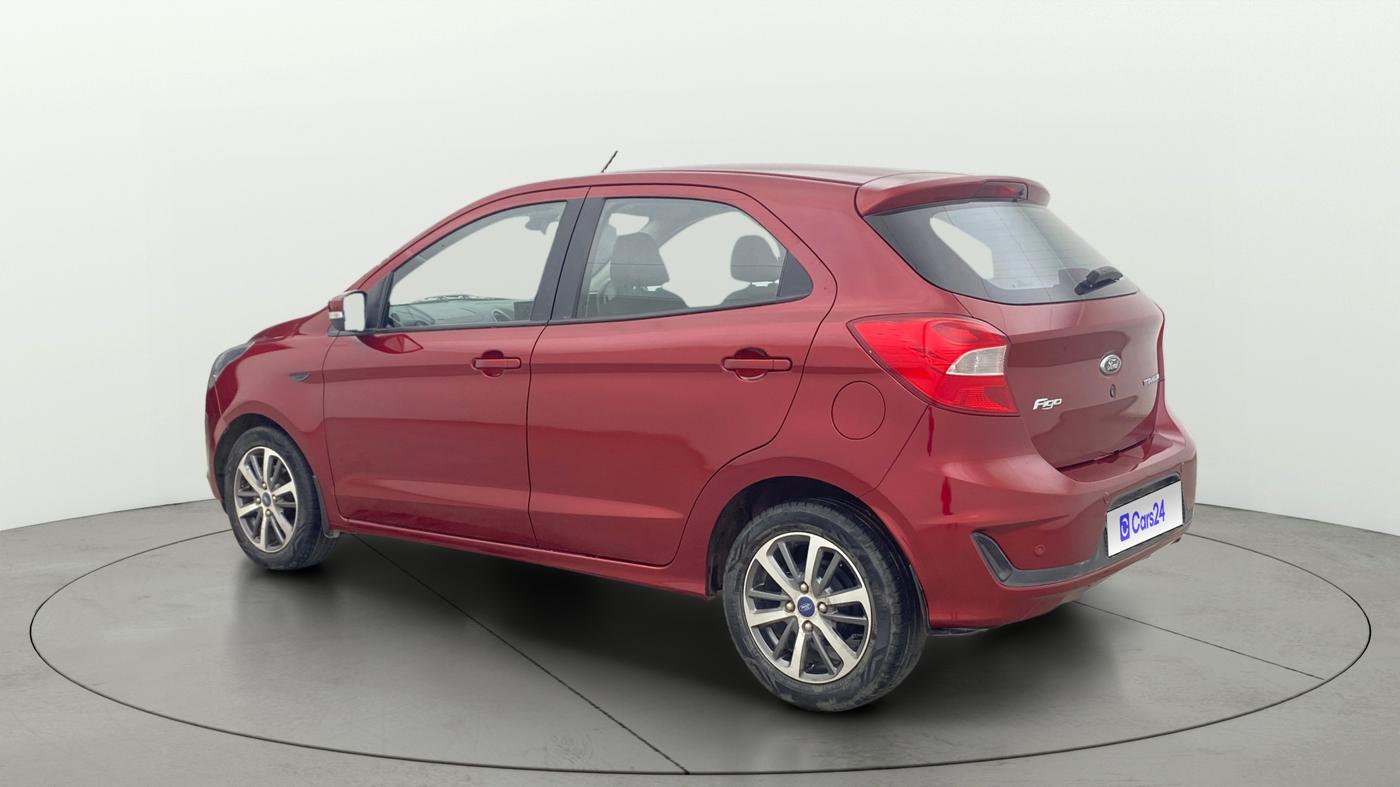 2021 Ford New Figo TITANIUM PLUS 1.2 PETROL AT, Petrol, Automatic, 47,783 km, Left Back Diagonal