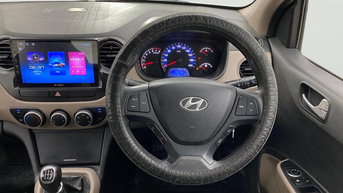 2014 Hyundai Xcent SX 1.2, Petrol, Manual, 74,494 km, Steering Wheel Close Up