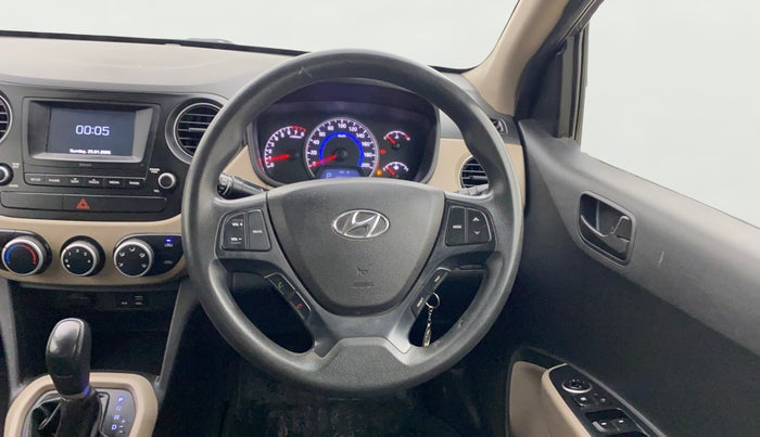 2018 Hyundai Grand i10 MAGNA AT 1.2 KAPPA VTVT, Petrol, Automatic, 79,336 km, Steering Wheel Close Up