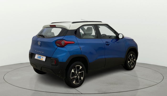 2022 Tata PUNCH CREATIVE AMT 1.2 RTN DUAL TONE, Petrol, Automatic, 37,122 km, Right Back Diagonal