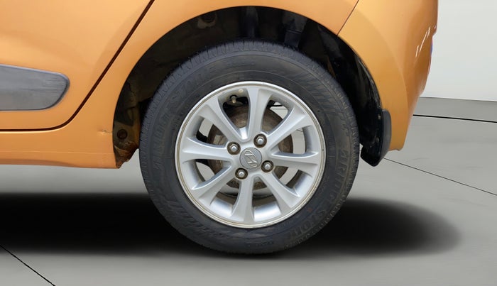 2014 Hyundai Grand i10 ASTA AT 1.2 KAPPA VTVT, Petrol, Automatic, 39,542 km, Left Rear Wheel