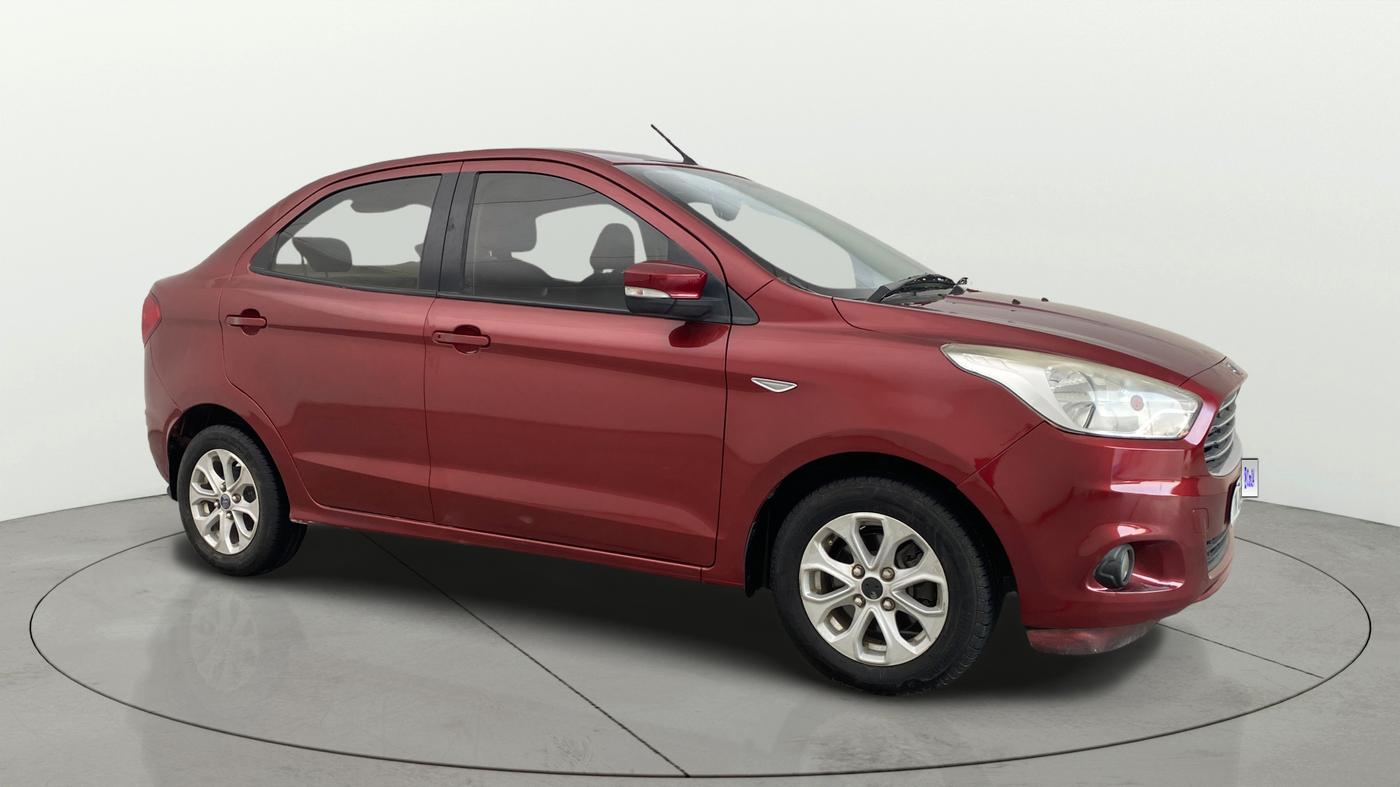 2015 Ford Figo Aspire TITANIUM 1.5 PETROL AT, Petrol, Automatic, 70,423 km, Right Front Diagonal