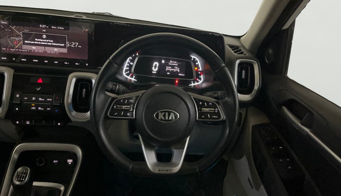 2021 KIA SONET HTX PLUS 1.0 IMT, Petrol, Manual, 56,969 km, Steering Wheel Close Up