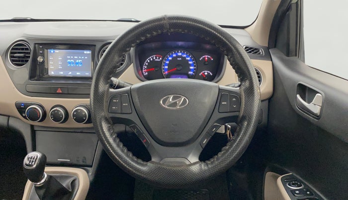 2016 Hyundai Xcent S 1.2 SPECIAL EDITION, Petrol, Manual, 1,07,283 km, Steering Wheel Close Up