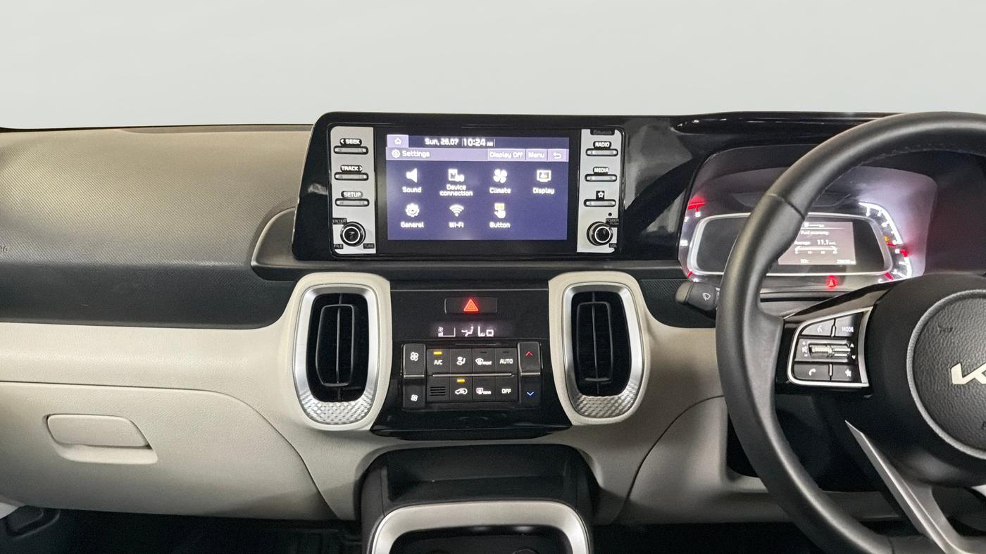 2022 KIA SONET HTX 1.0 IMT, Petrol, Manual, 28,638 km, Air Conditioner