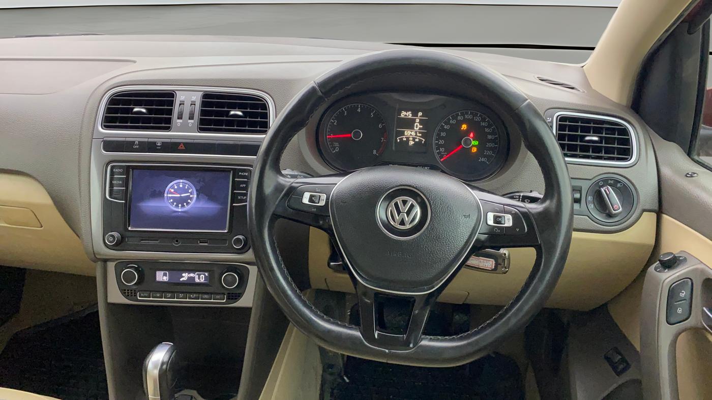 2021 Volkswagen Vento HIGHLINE 1.0L TSI AT, Petrol, Automatic, 69,564 km, Steering Wheel Close Up