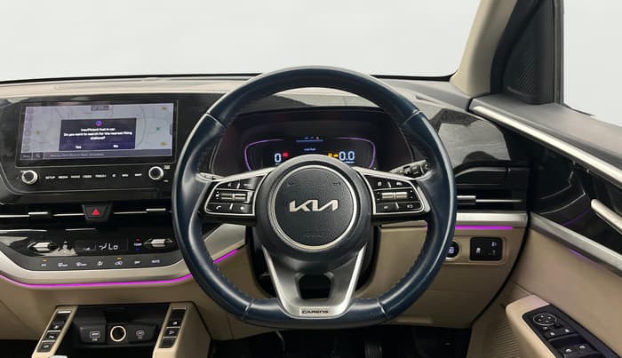 2022 KIA CARENS LUXURY PLUS 1.4 PETROL 7 STR, Petrol, Manual, 37,223 km, Steering Wheel Close Up