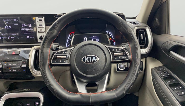 2020 KIA SONET HTX 1.0 IMT, Petrol, Manual, 17,370 km, Steering Wheel Close Up