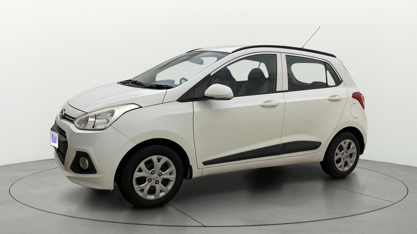 2016 Hyundai Grand i10 SPORTZ 1.2 KAPPA VTVT, Petrol, Manual, 79,998 km, Left Front Diagonal
