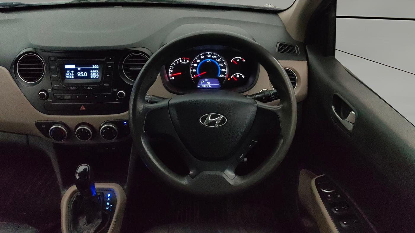 2014 Hyundai Grand i10 SPORTZ AT 1.2 KAPPA VTVT, Petrol, Automatic, 98,336 km, Steering Wheel Close Up