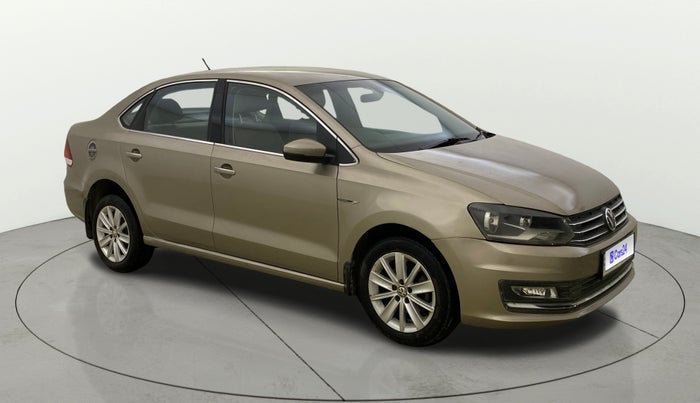 2017 Volkswagen Vento HIGHLINE PETROL AT, Petrol, Automatic, 75,987 km, Right Front Diagonal