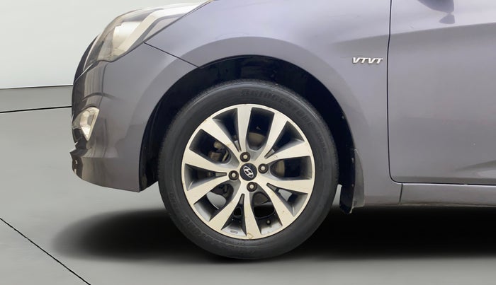 2015 Hyundai Verna FLUIDIC 1.6 VTVT S O AT, Petrol, Automatic, 74,547 km, Left Front Wheel