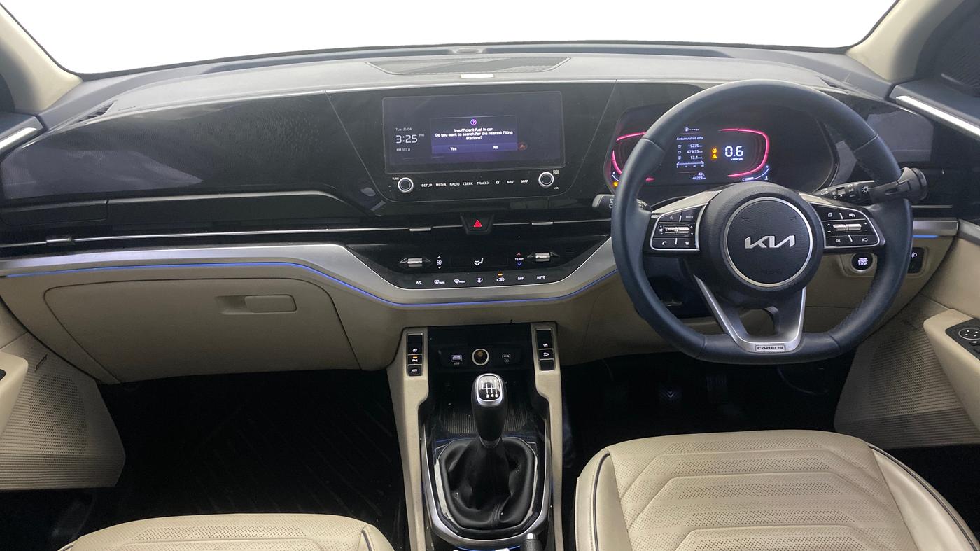 2022 KIA CARENS LUXURY PLUS 1.4 PETROL 7 STR, Petrol, Manual, 44,222 km, Dashboard