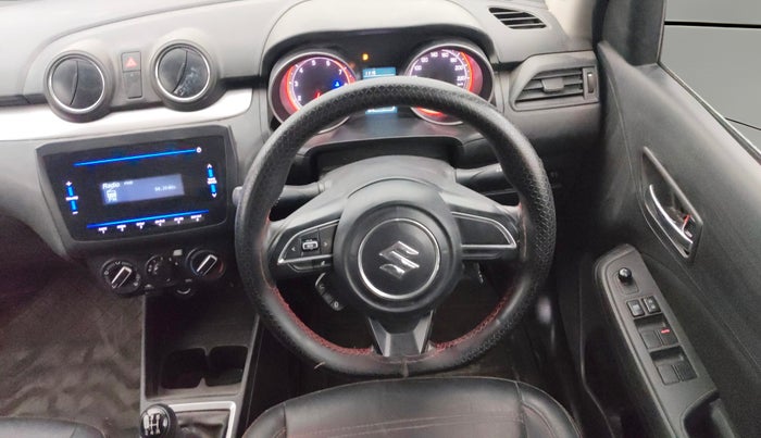 2021 Maruti Swift VXI, Petrol, Manual, 56,290 km, Steering Wheel Close Up