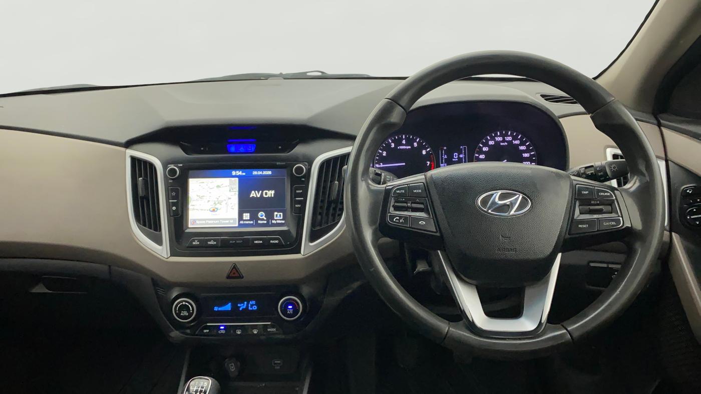 2019 Hyundai Creta SX 1.6 PETROL, Petrol, Manual, 71,876 km, Steering Wheel Close Up
