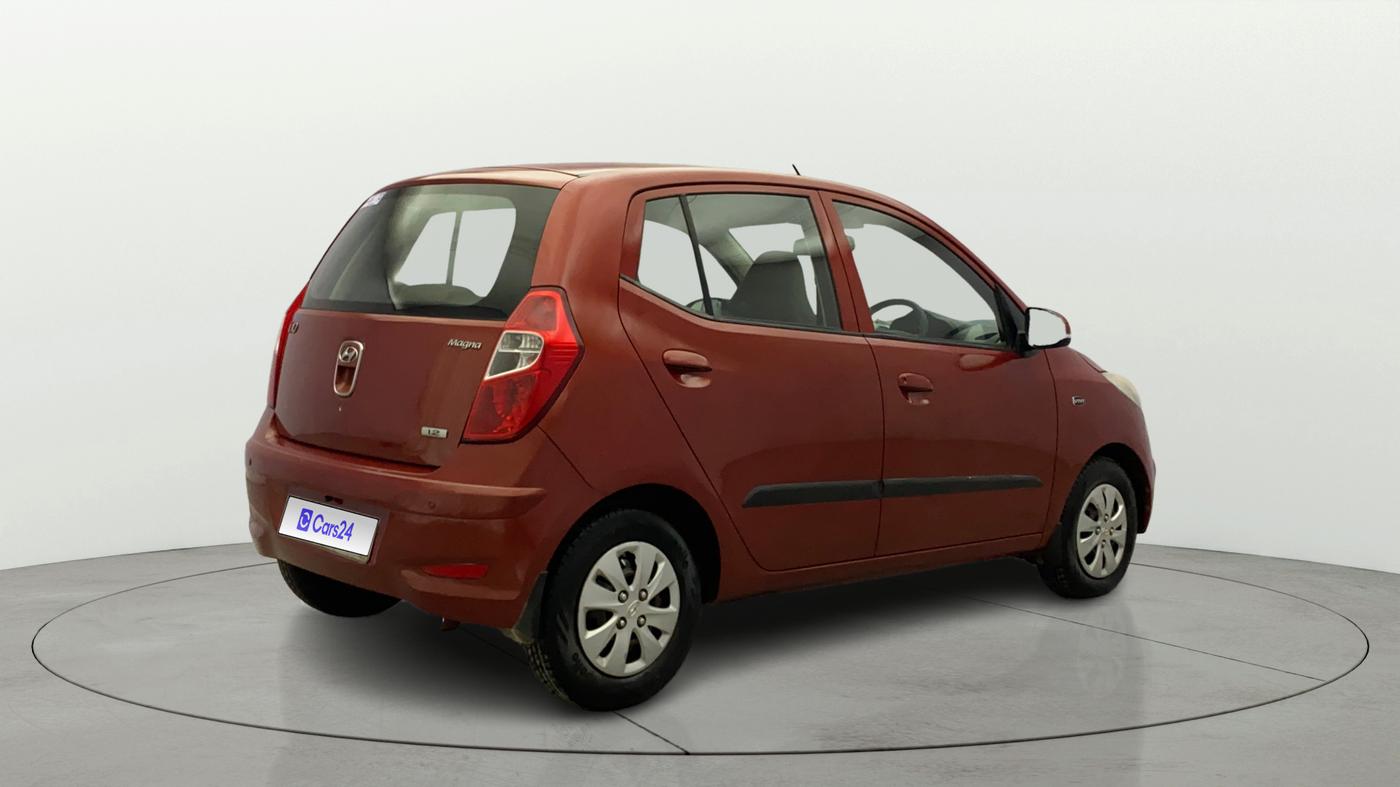 2013 Hyundai i10 MAGNA 1.2, Petrol, Manual, 1,05,360 km, Right Back Diagonal