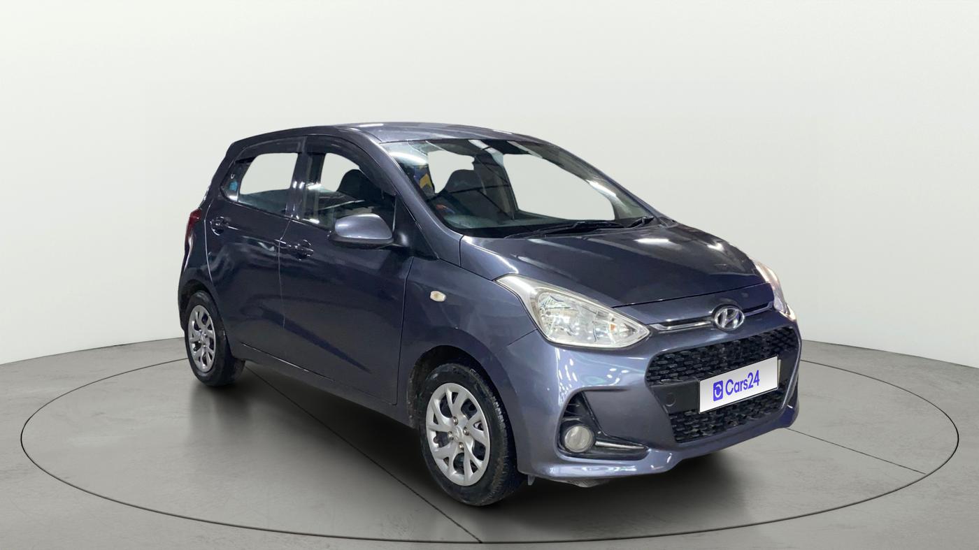 2017 Hyundai Grand i10 SPORTZ 1.2 KAPPA VTVT, Petrol, Manual, 49,580 km, Right Front Diagonal
