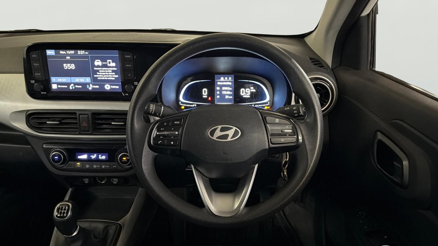 2025 Hyundai EXTER SX 1.2 MT Hy-CNG Duo , CNG, Manual, 29,408 km, Steering Wheel Close Up