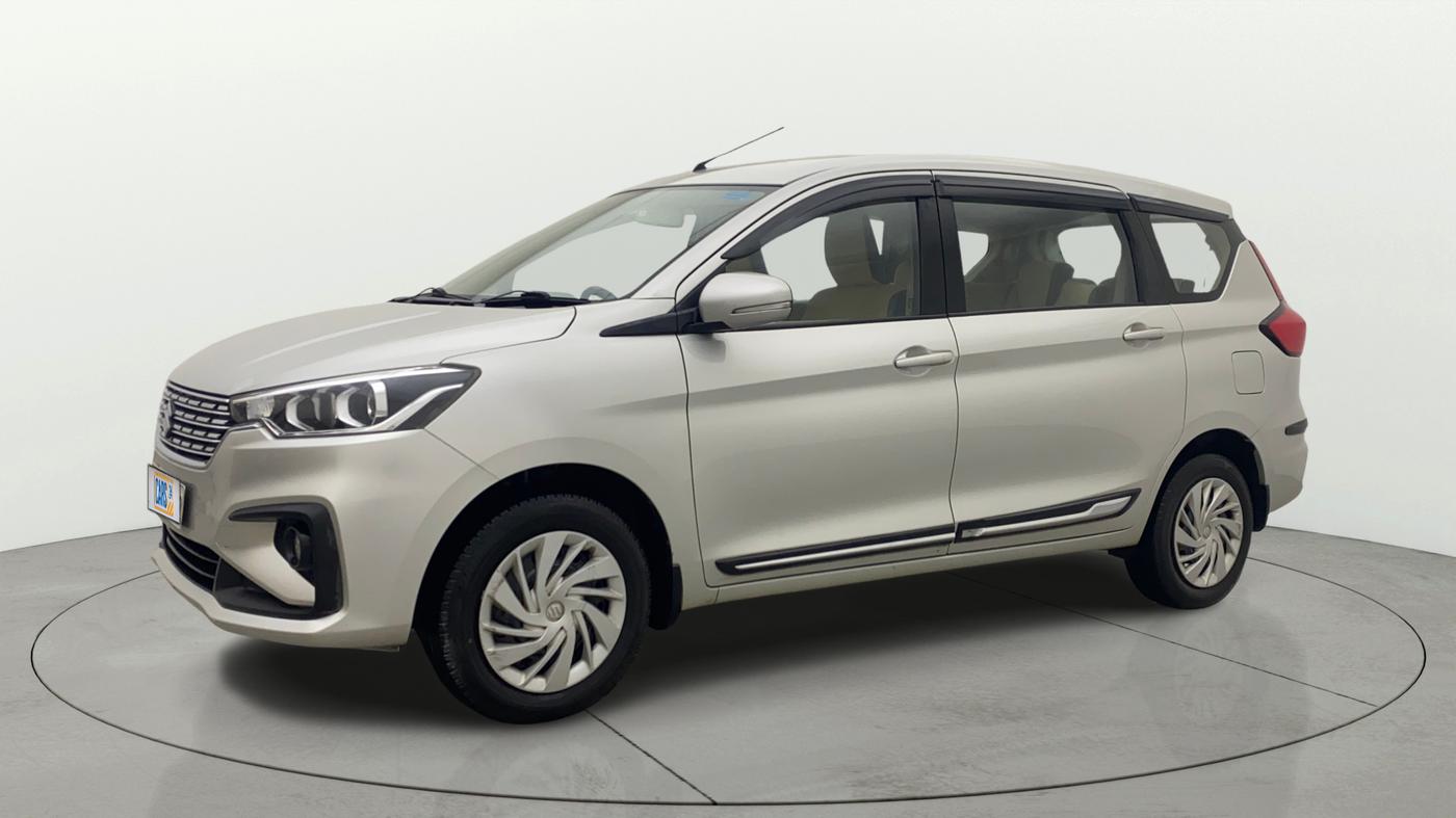 2020 Maruti Ertiga VXI AT SHVS, Petrol, Automatic, 53,327 km, Left Front Diagonal