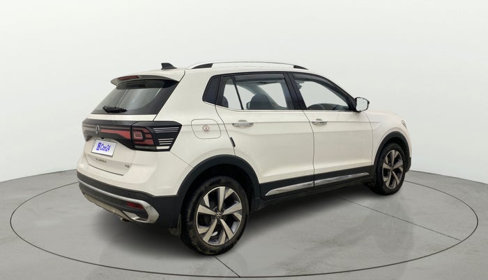 2022 Volkswagen TAIGUN TOPLINE 1.0 TSI MT, Petrol, Manual, 1,36,897 km, Right Back Diagonal