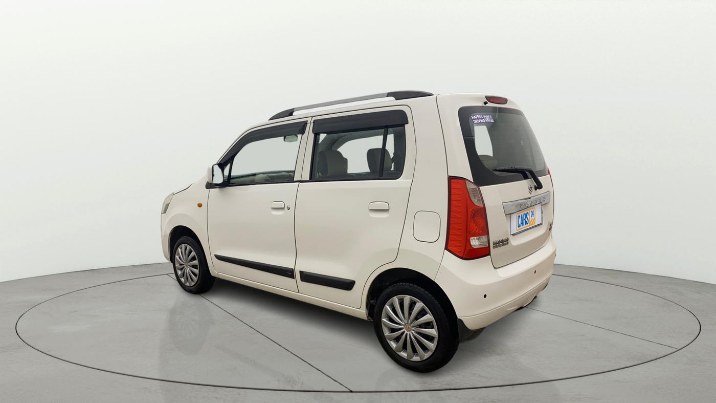 2018 Maruti Wagon R 1.0 VXI AMT, CNG, Automatic, 91,511 km, Left Back Diagonal