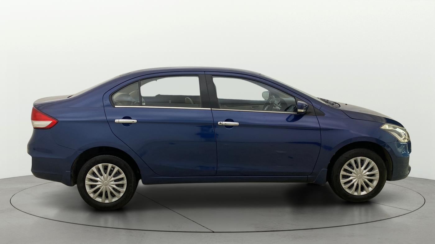 2017 Maruti Ciaz DELTA 1.4 MT PETROL, Petrol, Manual, 73,958 km, Right Side View