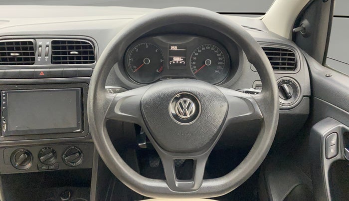 2017 Volkswagen Ameo TRENDLINE 1.5L, Diesel, Manual, 1,30,843 km, Steering Wheel Close Up