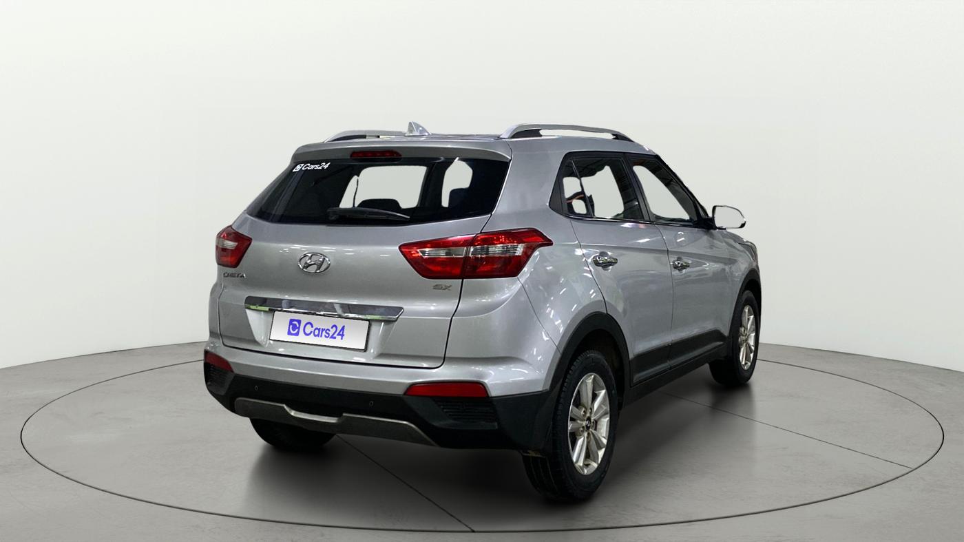 2015 Hyundai Creta SX PLUS 1.6 PETROL, Petrol, Manual, 95,740 km, Right Back Diagonal