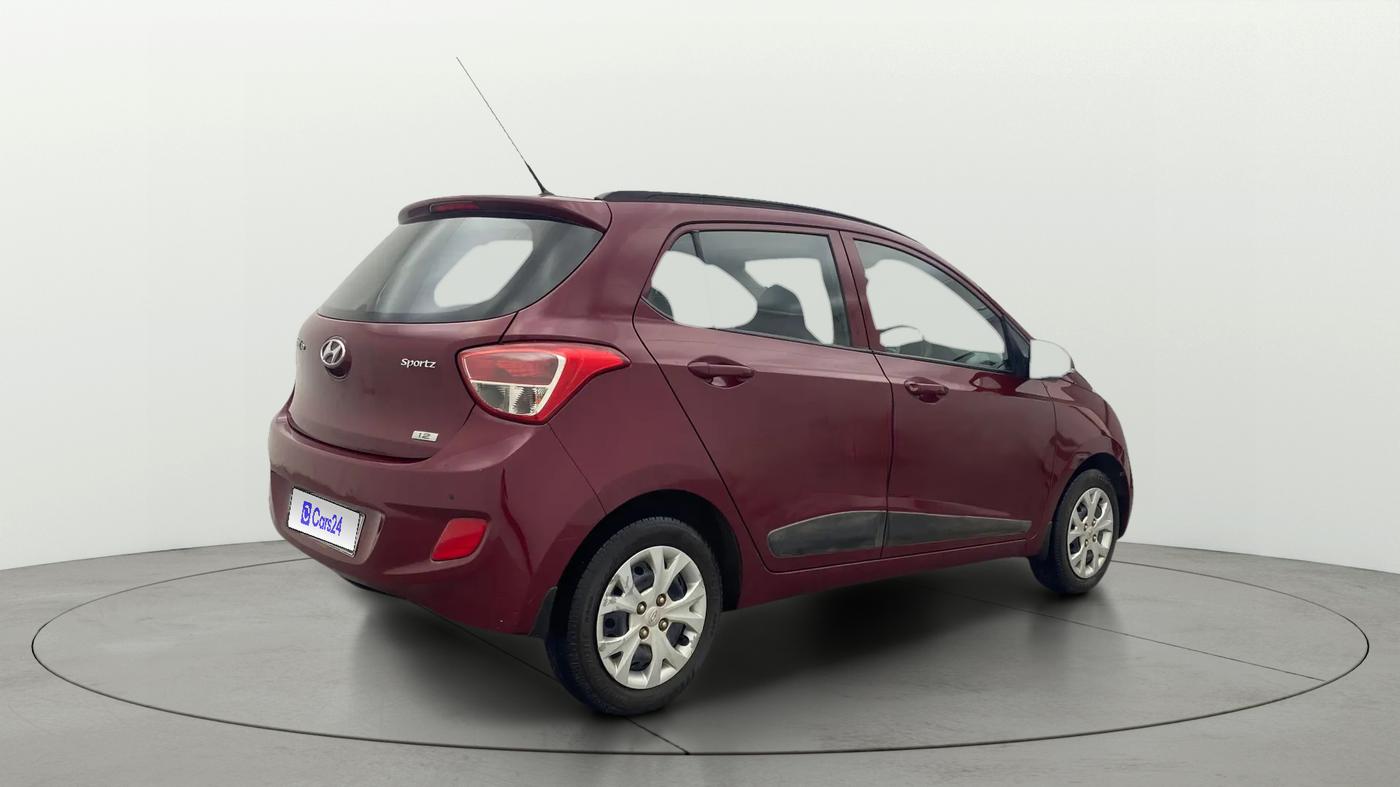2016 Hyundai Grand i10 SPORTZ 1.2 KAPPA VTVT, Petrol, Manual, 59,464 km, Right Back Diagonal