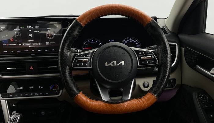2021 KIA SELTOS HTX 1.5 PETROL, Petrol, Manual, 39,677 km, Steering Wheel Close Up