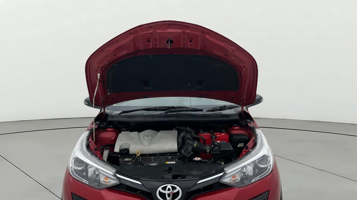 2021 Toyota YARIS V CVT, Petrol, Automatic, 1,07,004 km, Open Bonet