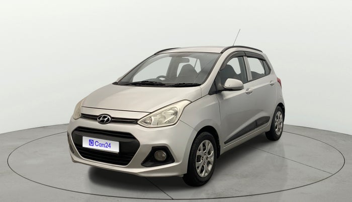 2015 Hyundai Grand i10 SPORTZ 1.2 KAPPA VTVT, CNG, Manual, 1,23,429 km, Left Front Diagonal