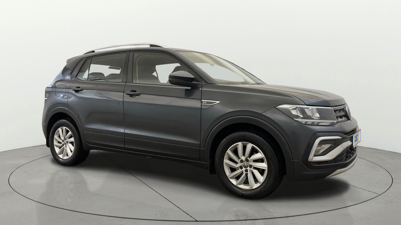 2021 Volkswagen TAIGUN HIGHLINE 1.0 TSI AT, Petrol, Automatic, 64,698 km, Right Front Diagonal