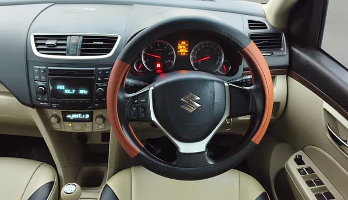 2015 Maruti Swift Dzire ZDI, Diesel, Manual, 86,638 km, Steering Wheel Close Up