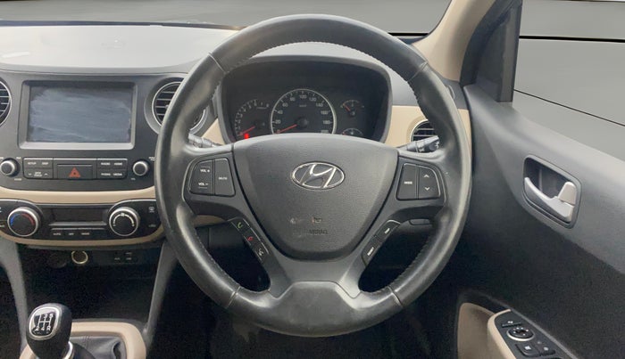 2017 Hyundai Grand i10 ASTA 1.2 KAPPA VTVT, Petrol, Manual, 49,977 km, Steering Wheel Close Up