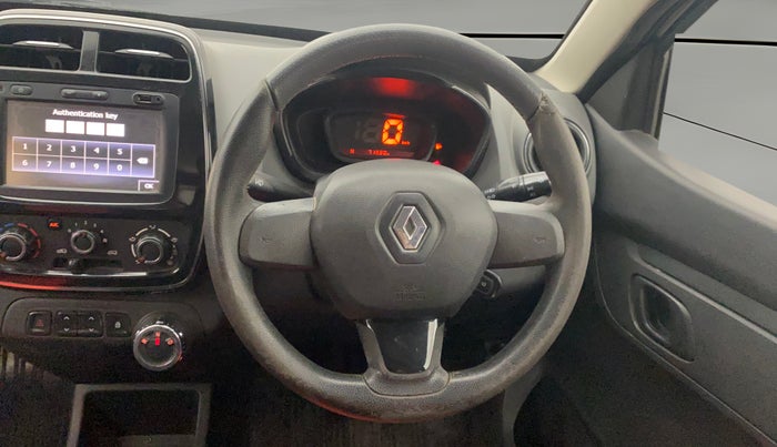 2017 Renault Kwid RXT 1.0 AMT (O), Petrol, Automatic, 71,680 km, Steering Wheel Close Up