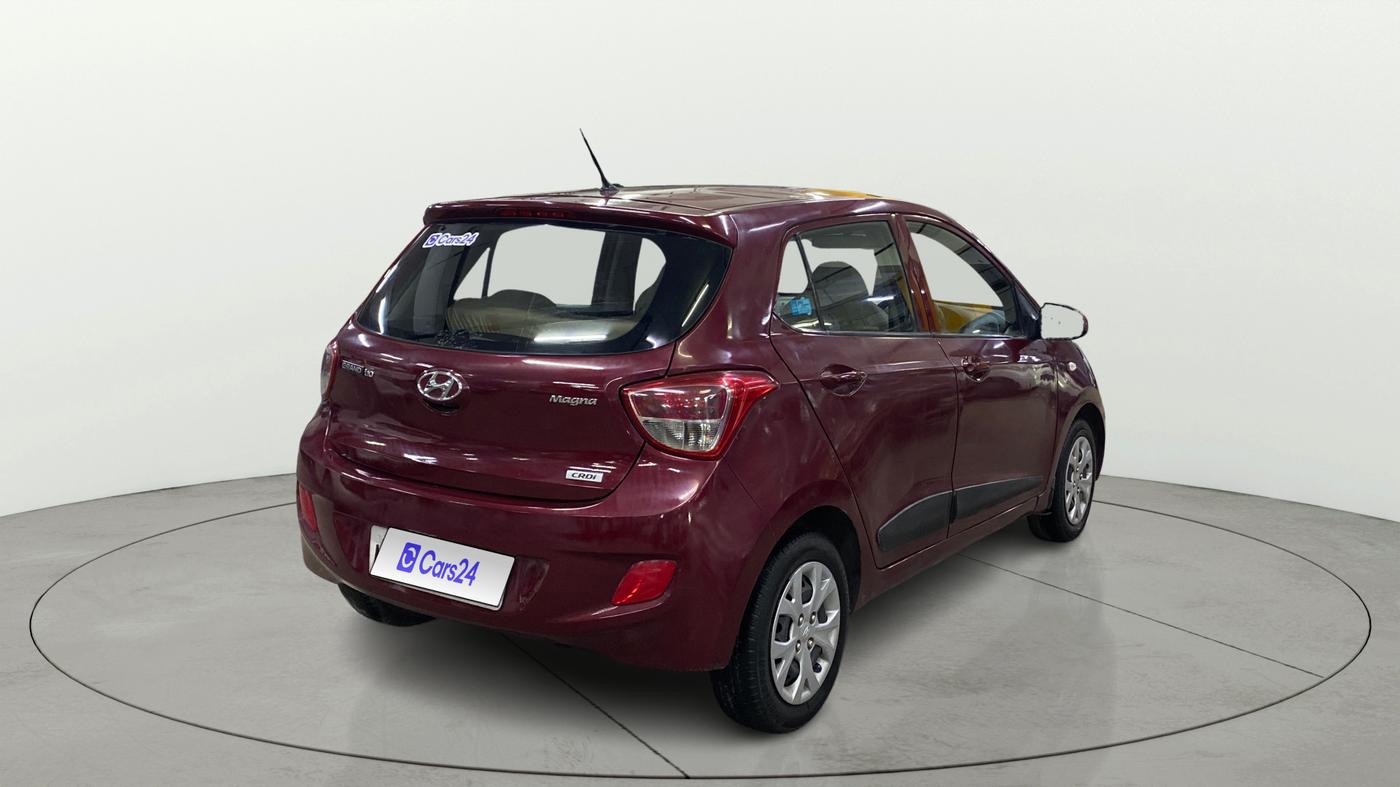 2015 Hyundai Grand i10 MAGNA 1.1 CRDI, Diesel, Manual, 84,587 km, Right Back Diagonal