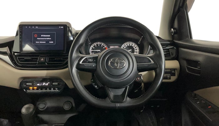 2022 Toyota Glanza E, Petrol, Manual, 51,447 km, Steering Wheel Close Up
