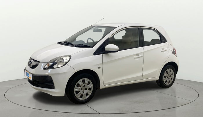 2014 Honda Brio S MT, Petrol, Manual, 1,00,976 km, Left Front Diagonal