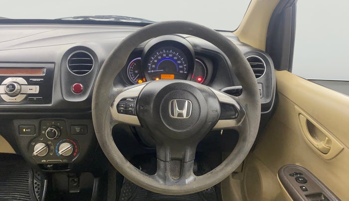 2015 Honda Brio S MT, Petrol, Manual, 56,503 km, Steering Wheel Close Up