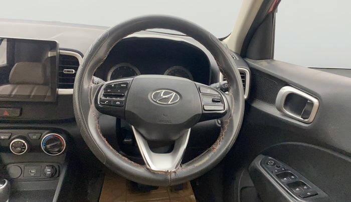 2020 Hyundai VENUE S 1.0 TURBO DCT, Petrol, Automatic, 1,19,717 km, Steering Wheel Close Up