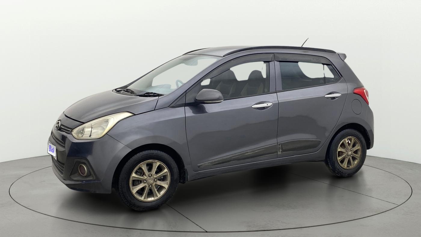 2014 Hyundai Grand i10 ASTA 1.1 CRDI, Diesel, Manual, 1,21,381 km, Left Front Diagonal