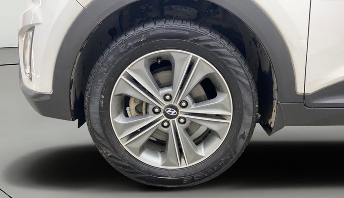 2017 Hyundai Creta SX PLUS AT 1.6 PETROL, Petrol, Automatic, 86,080 km, Left Front Wheel