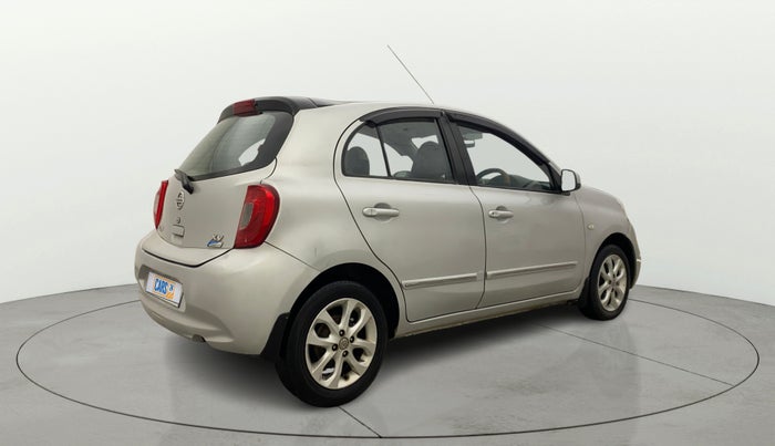 2013 Nissan Micra XV CVT, Petrol, Automatic, 1,07,997 km, Right Back Diagonal